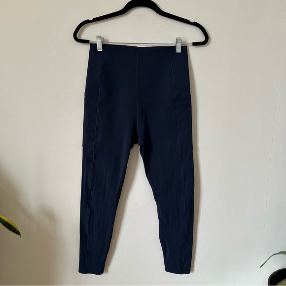 Sweaty Betty Power 7/8 Length Navy Blue Leggings Size Medium - Picture 1 of 5